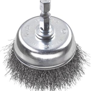 KWB Topfbürste, HSS Stahldraht, gewellt, Ø 50 mm, fein KWB Topfbürste, HSS Stahldraht, gewellt, Ø 50 mm, fein