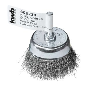 KWB Topfbürste, HSS Stahldraht, gewellt, Ø 50 mm, grob KWB Topfbürste, HSS Stahldraht, gewellt, Ø 50 mm, grob