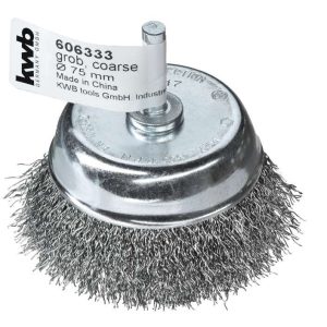 KWB Topfbürste, HSS Stahldraht, gewellt, Ø 75 mm, grob KWB Topfbürste, HSS Stahldraht, gewellt, Ø 75 mm, grob