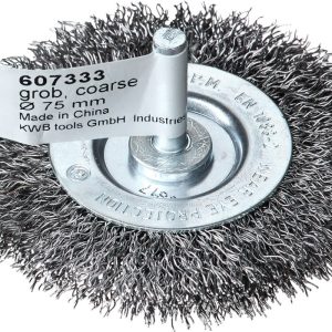 KWB Scheibenbürste, HSS Stahldraht, gewellt, Ø 75 mm, grob