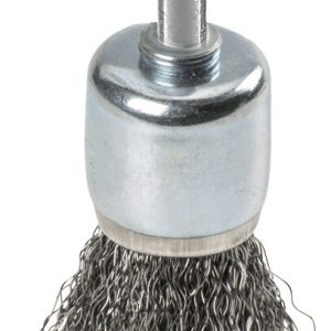 KWB Pinselkopfbürste, HSS Stahldraht, gewellt, Ø 25 mm, grob