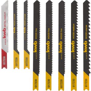 KWB Stichsägeblätter-Set, 10-tlg. KWB Stichsägeblätter-Set, 10-tlg.