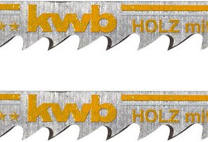 KWB 2 Stichsägeblätter, Universalschaft, mittel, Holzbearbeitung, HCS KWB 2 Stichsägeblätter, Universalschaft, mittel, Holzbearbeitung, HCS