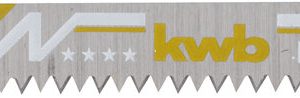 KWB 2 Stichsägeblätter, LAMINAT, Holzbearbeitung, Bi-Metall, fein KWB 2 Stichsägeblätter, LAMINAT, Holzbearbeitung, Bi-Metall, fein