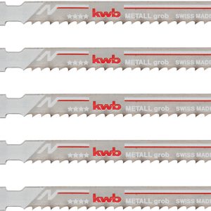 KWB 5 Stichsägeblätter, Metallbearbeitung, Bi-Metall, grob KWB 5 Stichsägeblätter, Metallbearbeitung, Bi-Metall, grob