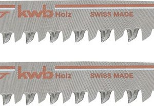 KWB 2 EASY CUT Stichsägeblätter, Holzbearbeitung, HCS, Universalschaft, fein-grob KWB 2 EASY CUT Stichsägeblätter, Holzbearbeitung, HCS, Universalschaft, fein-grob