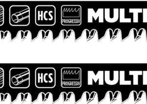 KWB MULTICUT HCS-Stichsägeblätter, Holzbearbeitung, T-Schaft KWB MULTICUT HCS-Stichsägeblätter, Holzbearbeitung, T-Schaft