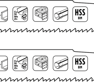 KWB HSS-Bi-Metall-Stichsägeblätter, Metall- und Holzbearbeitung, fein KWB HSS-Bi-Metall-Stichsägeblätter, Metall- und Holzbearbeitung, fein