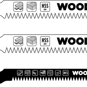 KWB HCS+HSS-Bi-Metall-Stichsägeblatt-Set 3-tlg., LAMINAT, Holzbearbeitung, 2 x fein, 1 x Kurve KWB HCS+HSS-Bi-Metall-Stichsägeblatt-Set 3-tlg., LAMINAT, Holzbearbeitung, 2 x fein, 1 x Kurve