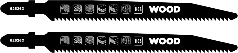 KWB HCS-Stichsägeblätter, Holzbearbeitung, DOWN CUT, fein