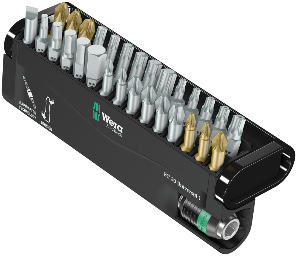 WERA Bit-Check BC Universal 30-tlg.