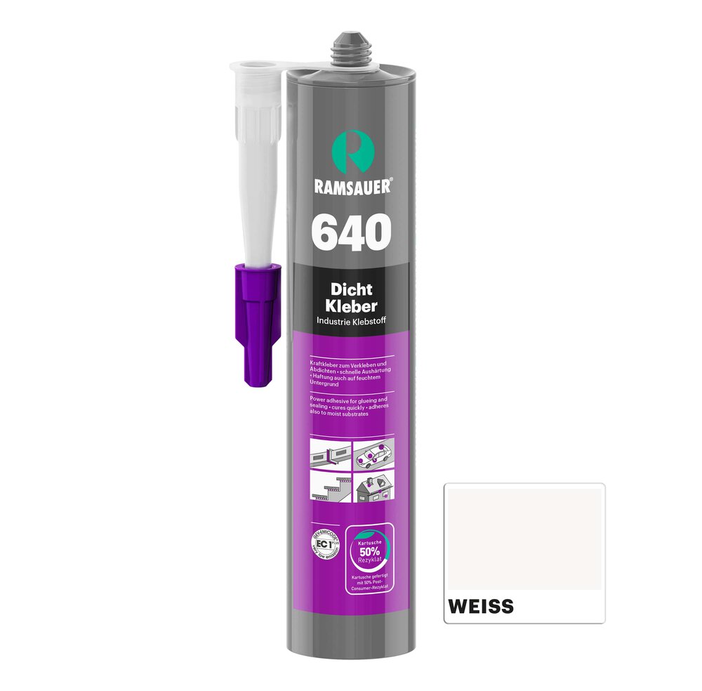 RAMSAUER Industrie-Dicht-Kleber 640 weiß 310 ml