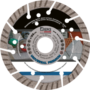 DIEWE Universal-Diamant-Trennscheibe Selection SLU 125 mm Ø DIEWE Universal-Diamant-Trennscheibe Selection SLU 125 mm Ø