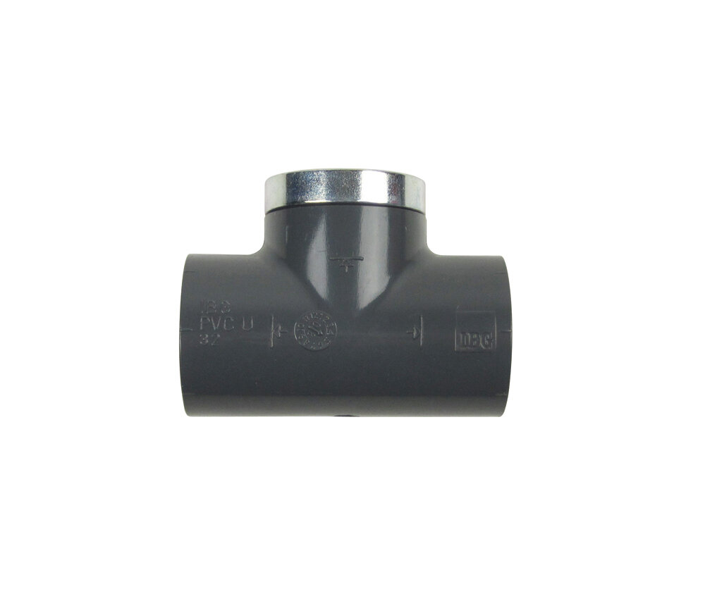 PVC-T-Stück 90° mit 1"