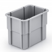 ALUTEC Einsatzkasten für Kunststoffbehälter 13 x 9 x 10 cm ALUTEC Einsatzkasten für Kunststoffbehälter 13 x 9 x 10 cm
