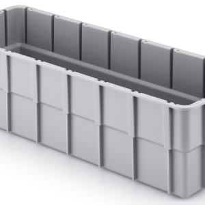 ALUTEC Einsatzkasten für Kunststoffbehälter 36 x 13 x 10 cm ALUTEC Einsatzkasten für Kunststoffbehälter 36 x 13 x 10 cm