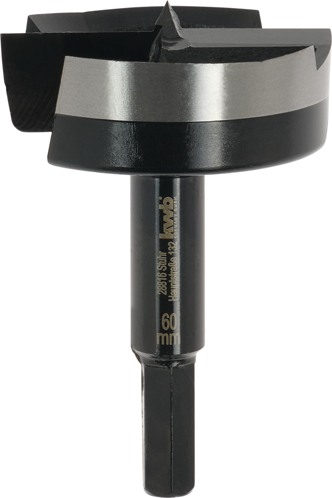 KWB Forstnerbohrer,mit 3/8" Hex-Schaft, Ø 60 mm