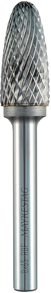 ALPEN HM-Frässtift RBF 10 Ø x 65 mm
