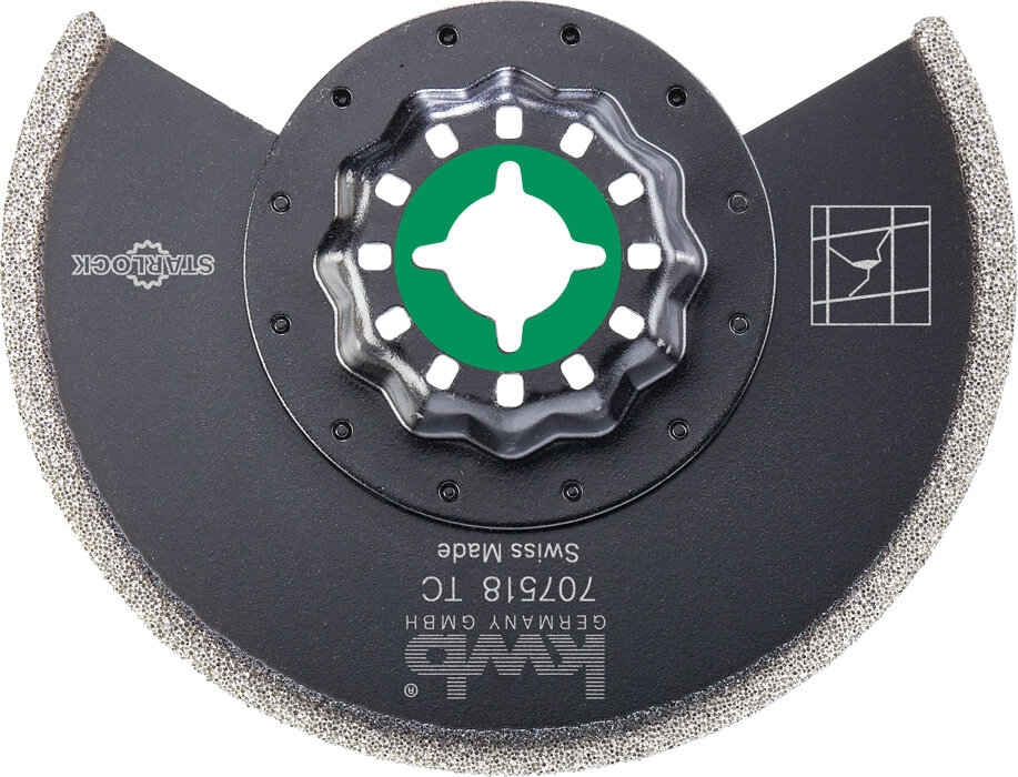KWB Diamant-Sägeblatt, halbrund, Ø 85 mm