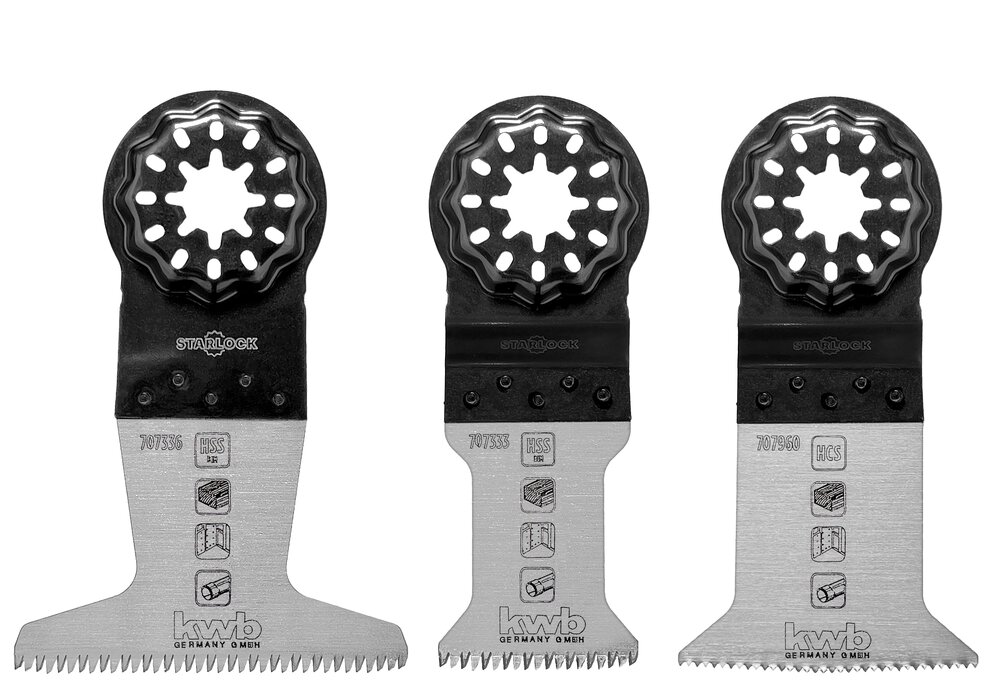 KWB Zubehör-Set für Holz 3-tlg.