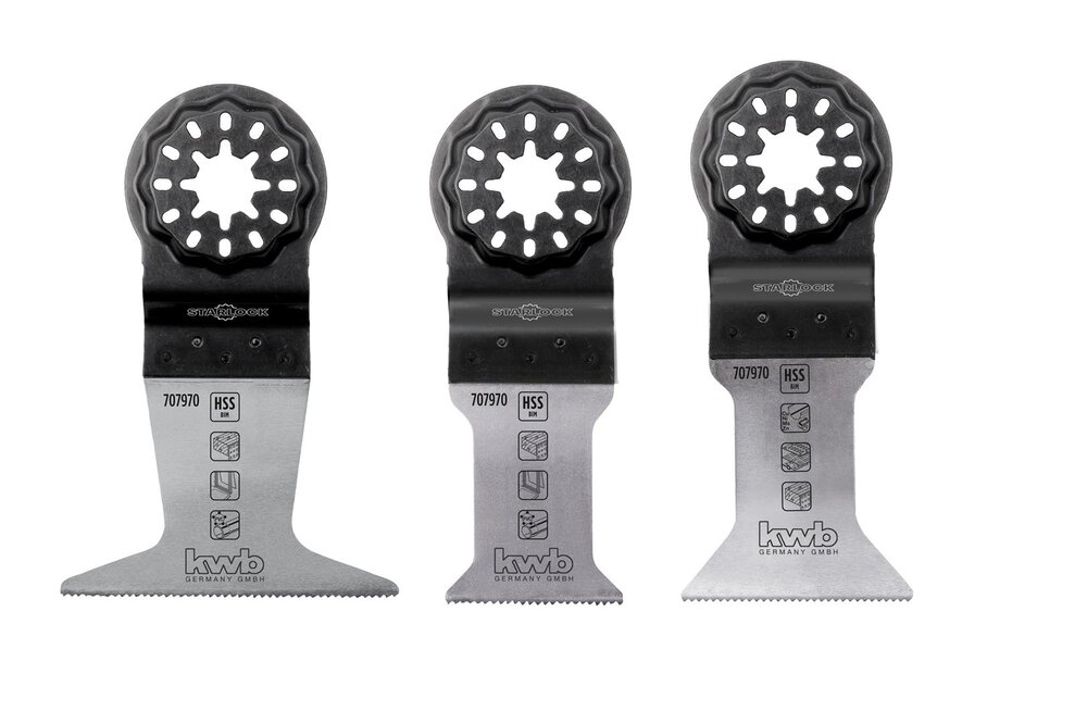 KWB Starlock Set Holz und Metall, 3-tlg.