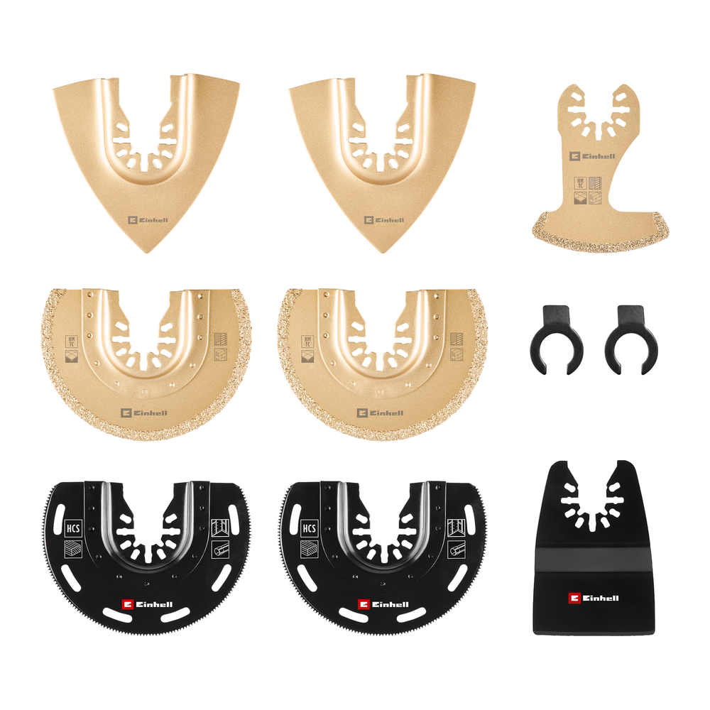 EINHELL XL-PLUS-CASE Multitool-Set mit Universalaufnahme, 10-tlg.