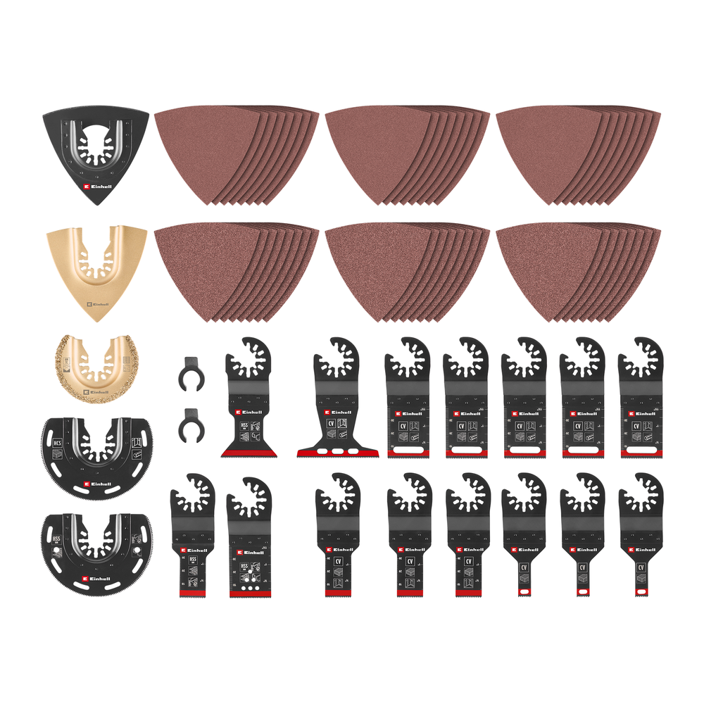 EINHELL XXL-CASE Multitool-Set mit Universalaufnahme, 70-tlg.