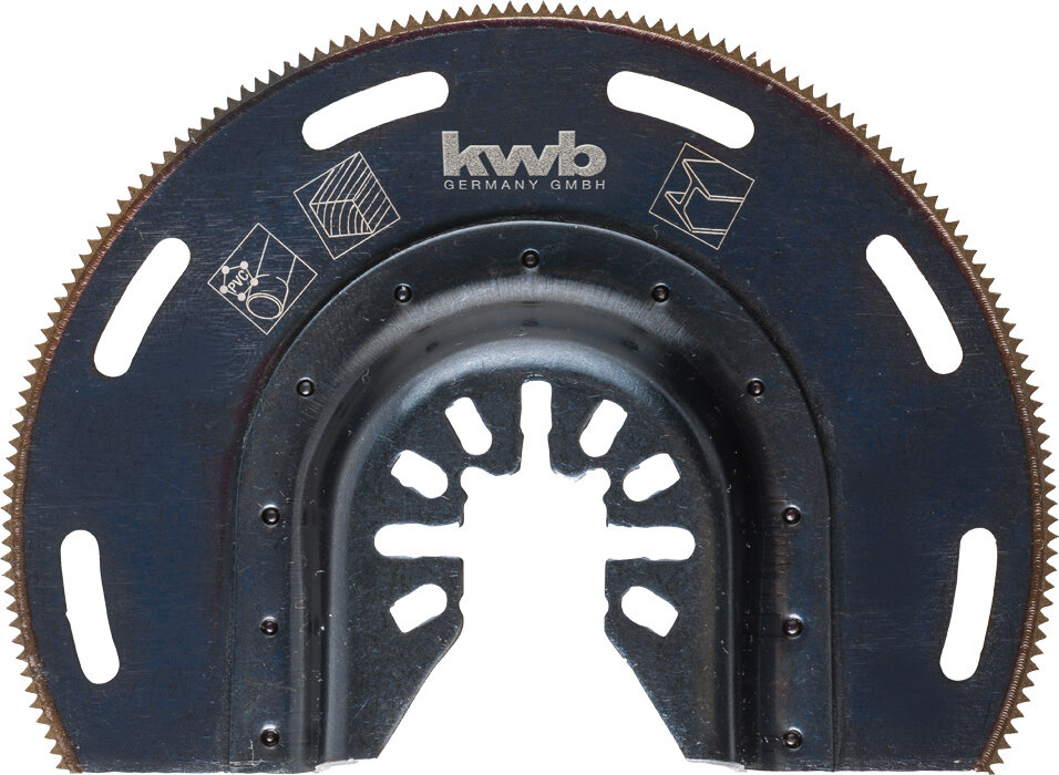 KWB Tauchsägeblatt, halbrund, Bi-Metall, 87 mm Ø