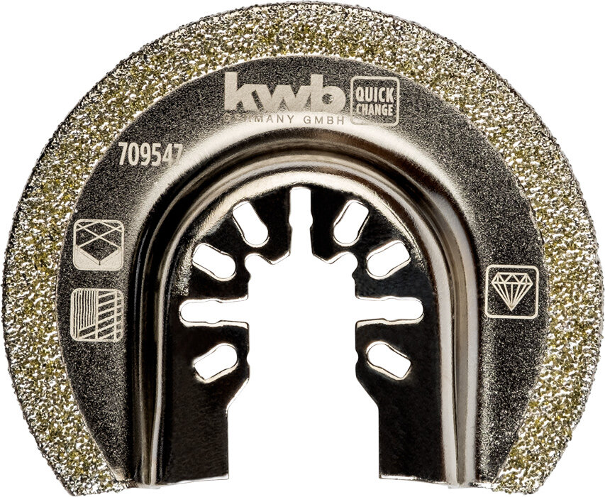 KWB Diamant Sägeblatt, halbrund, 65 mm