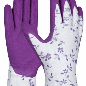 GEBOL Handschuh "Flower" lila Gr. 8