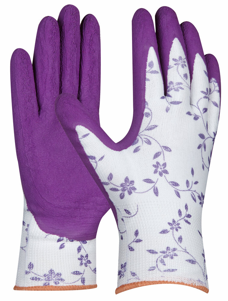 GEBOL Handschuh "Flower" lila Gr. 8