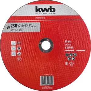 KWB Metalltrennscheibe, extra dünn, Ø 230 mm x 2,0 KWB Metalltrennscheibe, extra dünn, Ø 230 mm x 2,0