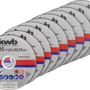 KWB Dünntrennscheiben-Set 125×1,0, 10-tlg KWB Dünntrennscheiben-Set 125×1,0, 10-tlg