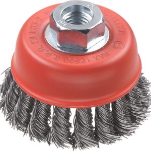 KWB Topfbürste AGGRESSO-FLEX® gezopft, gewellter HSS-Stahldraht für Einsatz mit Winkelschleifern KWB Topfbürste AGGRESSO-FLEX® gezopft, gewellter HSS-Stahldraht für Einsatz mit Winkelschleifern