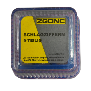 Zgonc Schlag-Ziffern-Satz 4 mm