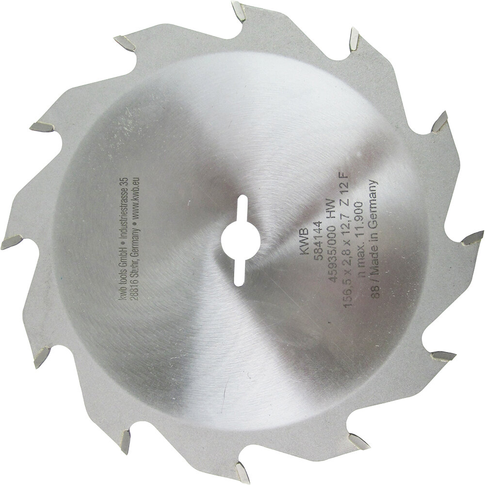 KWB HM-Sägeblatt 156 x 12,75 mm, 12 Zähne