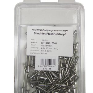 FEIFAR 100 Blindnieten 4 x 9 mm FEIFAR 100 Blindnieten 4 x 9 mm