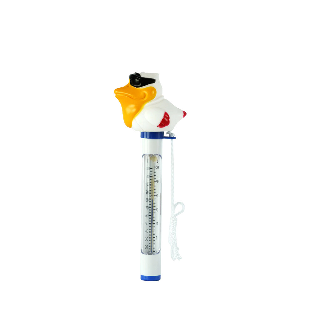 Schwimmbad-Thermometer mit Figur
