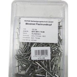FEIFAR 100 Blindnieten 4 x 11 mm FEIFAR 100 Blindnieten 4 x 11 mm