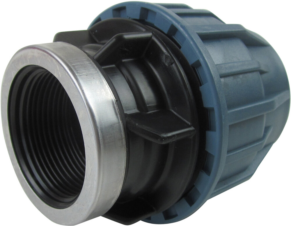 PVC-Übergangsverschraubung 6/4"-IG auf 50 Klemm
