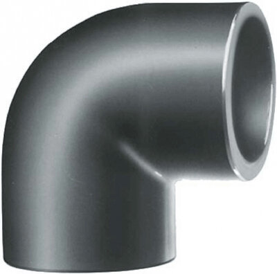 PVC-Klebeverbindung 90°