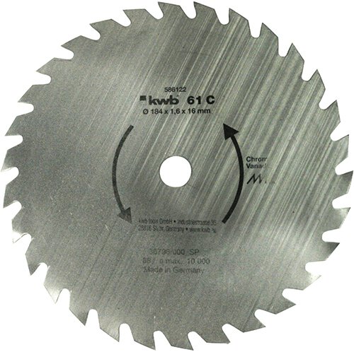 KWB Kombinations-Sägeblatt 184 x 16 mm Ø, 30 Zähne
