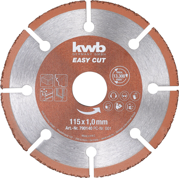 KWB EASY CUT HM Trennscheibe ⌀ 115 mm, Universal