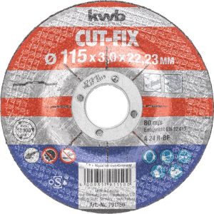 KWB CUT-FIX® Trennscheiben, Metallbearbeitung, Ø 115 mm KWB CUT-FIX® Trennscheiben, Metallbearbeitung, Ø 115 mm