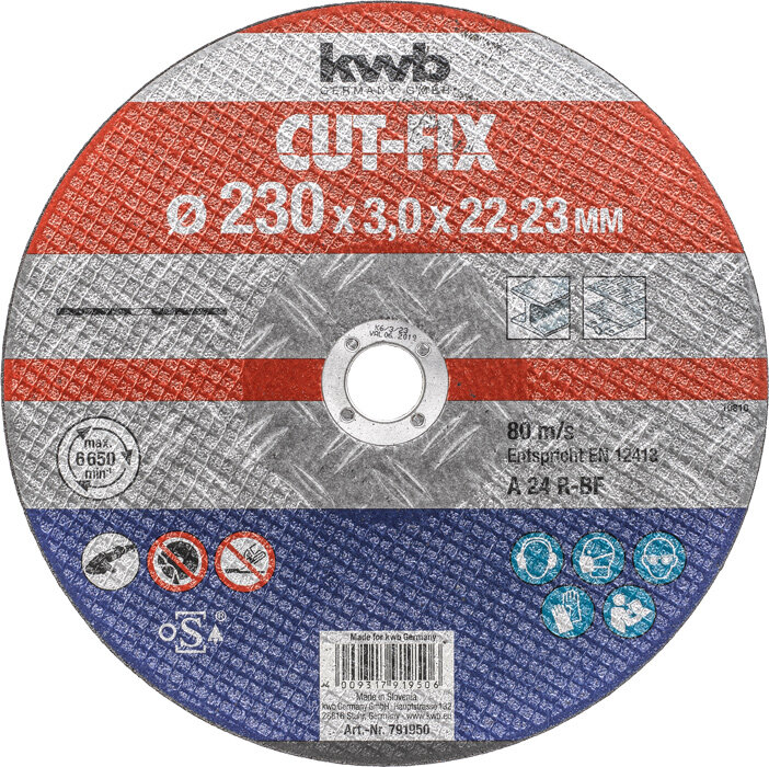 KWB CUT-FIX® Trennscheiben, Metallbearbeitung, Ø 230 mm