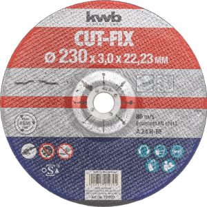 KWB CUT-FIX® Trennscheiben gekröpft, Metallbearbeitung, Ø 230 mm KWB CUT-FIX® Trennscheiben gekröpft, Metallbearbeitung, Ø 230 mm