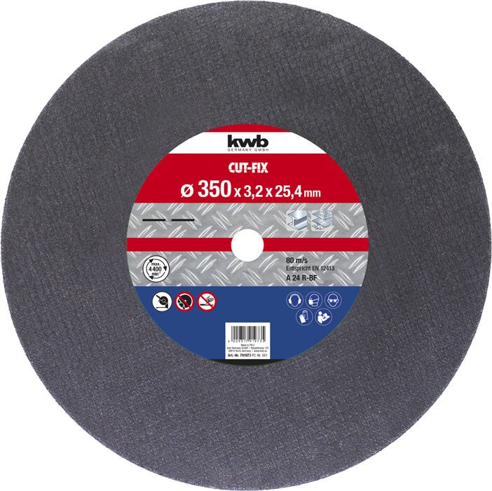 KWB CUT-FIX® Trennscheiben, Metallbearbeitung, Ø 355 mm