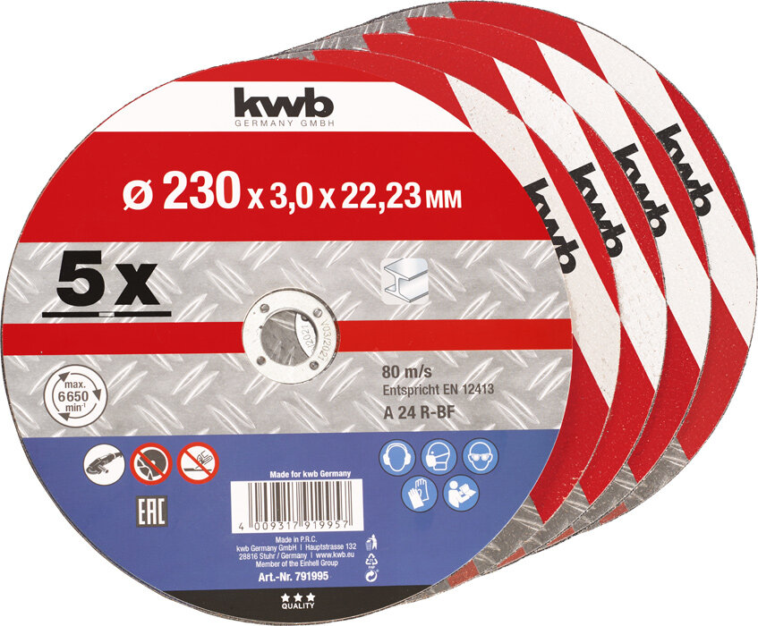 KWB Trennscheiben, Metallbearbeitung, Ø 230 mm