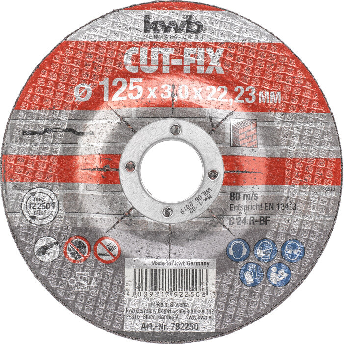 KWB CUT-FIX® Trennscheiben, Steinbearbeitung, Ø 125 mm