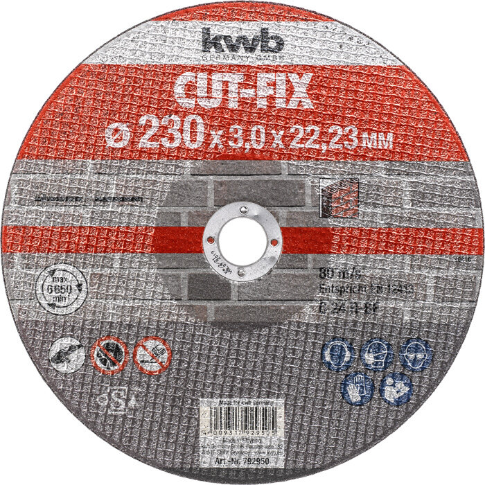 KWB CUT-FIX® Trennscheiben, Steinbearbeitung, Ø 230 mm